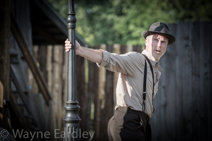 Ryan Hollyman in "The Hero of Hunter Street" (photo by Wayne Eardley). 