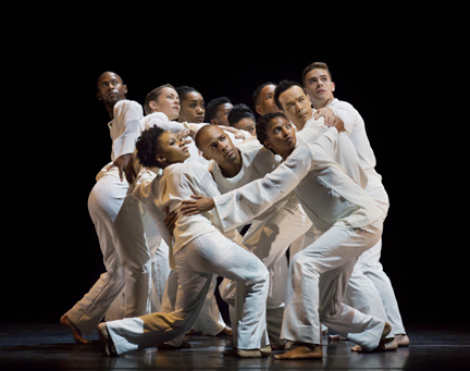 Alvin Ailey American Dance Theater in Robert Butler's "Awakening" (photo by Paul Kolnik)